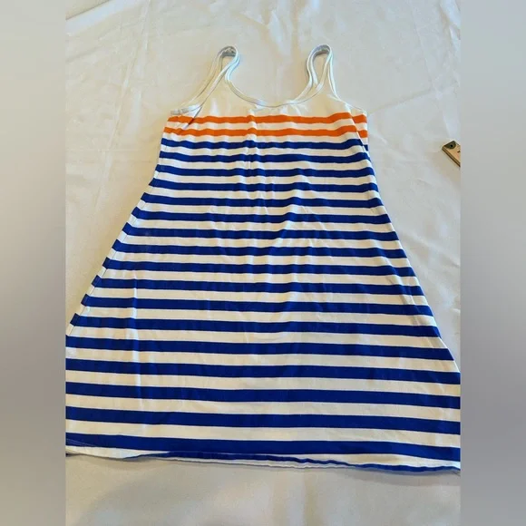 Tommy Bahama Blue Orange White Swimsuit Coverup Dress Size Medium - Picture 5 of 6